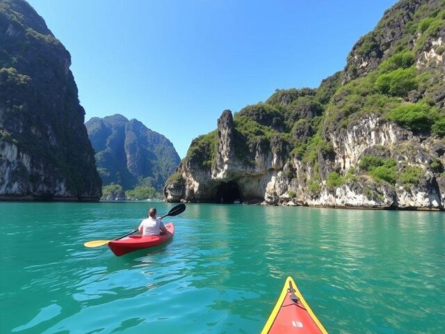 Kayaking Adventures in Halong Bay